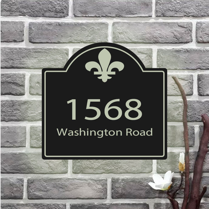 led address numbers address plaque custom metal address plaques