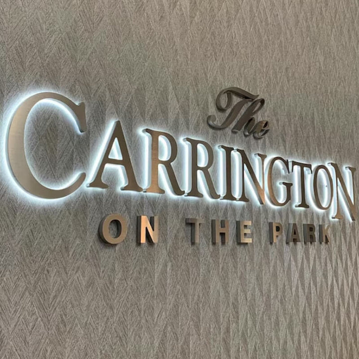 backlit interior signage 3d backlit letters custom backlit sign