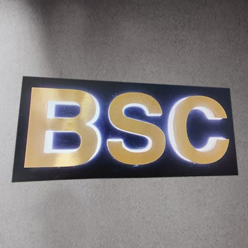 metal business signs indoor backlit laser cut metal signs backlit lobby sign