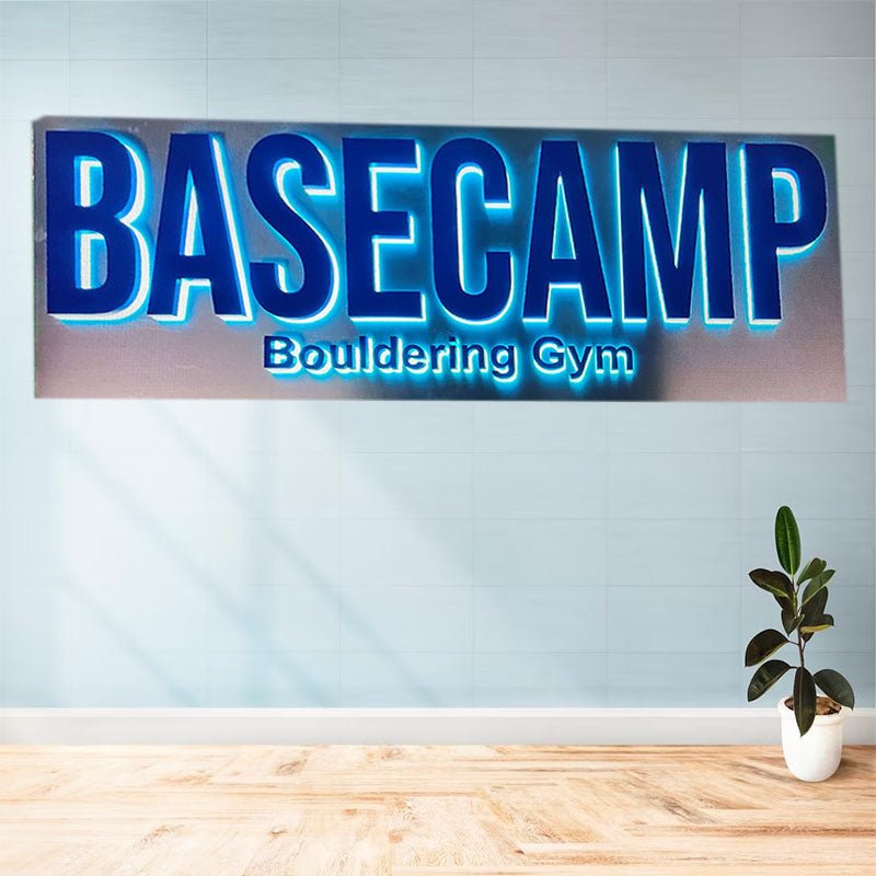 metal letters signage metal building letters backlit office sign