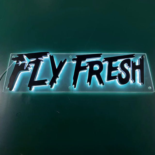 brushed metal signage metal letters for sign custom backlit logo sign