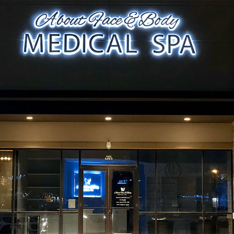 backlit sign letters backlit outdoor signage backlit office signs