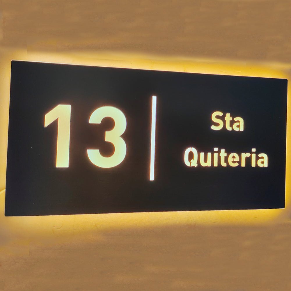lighted address sign for house address plaque address plaques metal