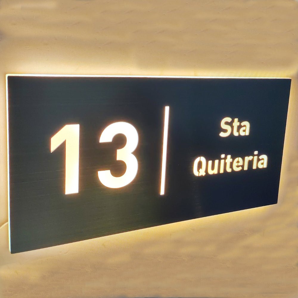illuminate address address plaque metal address yard sign