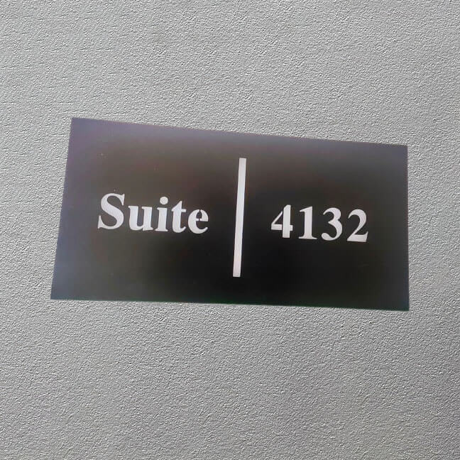 illuminated address signs backlit address numbers brass plaque sign