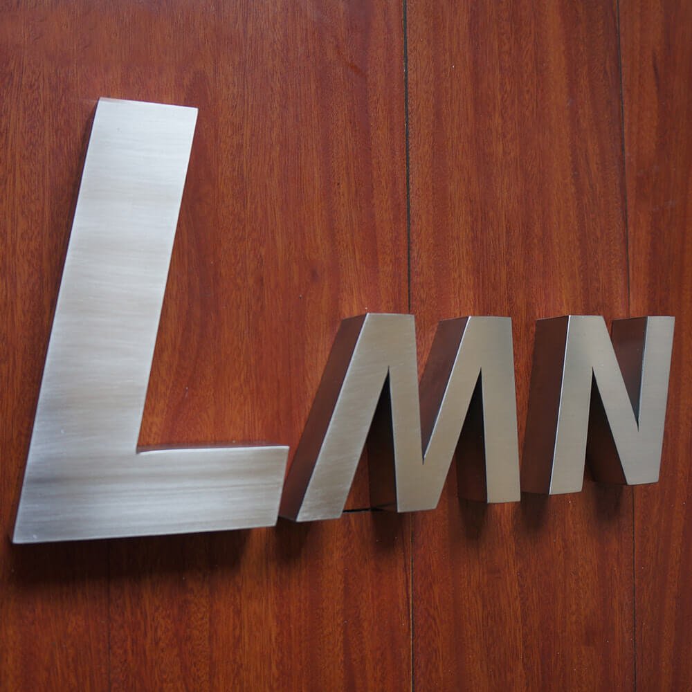 iron signs stainless steel signs aluminum signs for business
