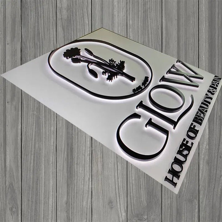 Personalized Pallet Sign Outdoor Blade Sign Metal Business Sign Storefront Sign Custom 3D Backlit Sign Shop Sign LED Lighted Signs - BacklitLEDsign