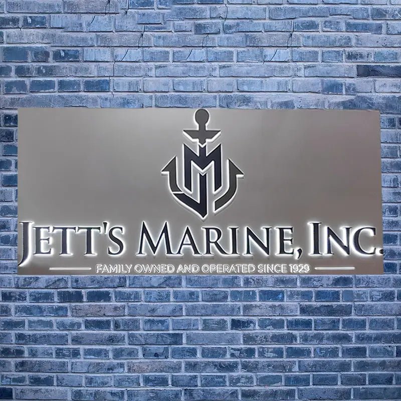 Personalized Pallet Sign Outdoor Blade Sign Metal Business Sign Storefront Sign Custom 3D Backlit Sign Shop Sign LED Lighted Signs - BacklitLEDsign