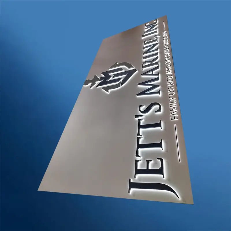 backlit sign board shop front led sign board backlit advertising board