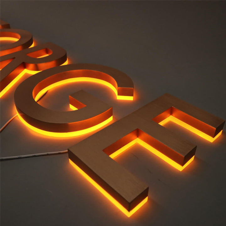 backlit wall sign backlit led signs backlit logo signs