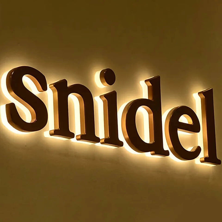 backlit exterior signs backlit led letters outdoor backlit sign