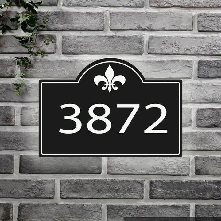 mailbox address plaques solar address plaque metal house address signs