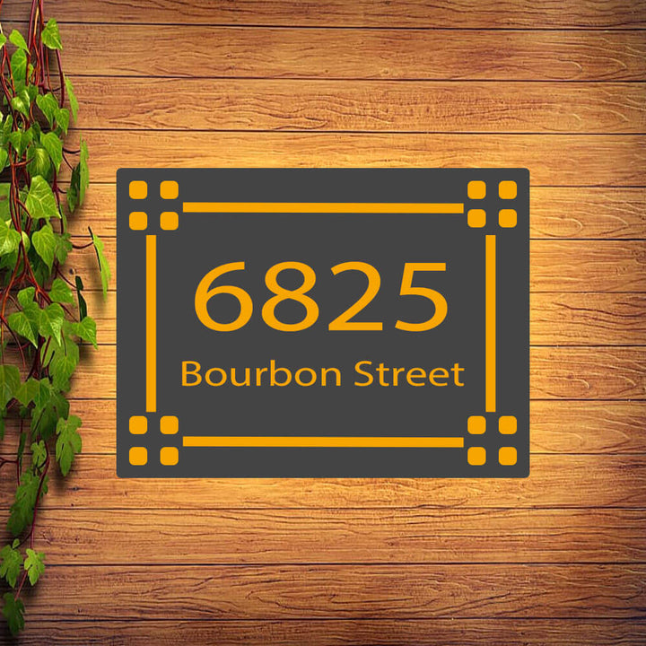 house address number signs room number plaque metal address plaque for mailbox