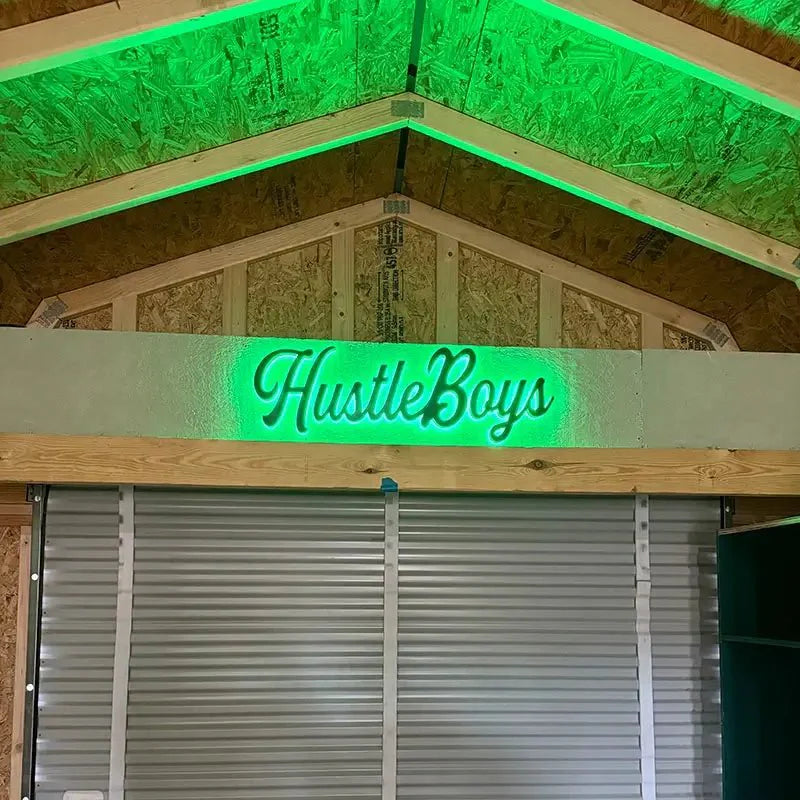 Backlit Channel Letters & 3D Halo Signs – Green LED Lighting ...