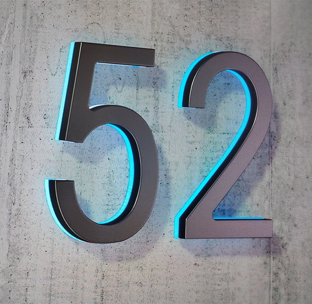 Why Choose Backlit House Numbers? Modern LED Illumination for Safety ...