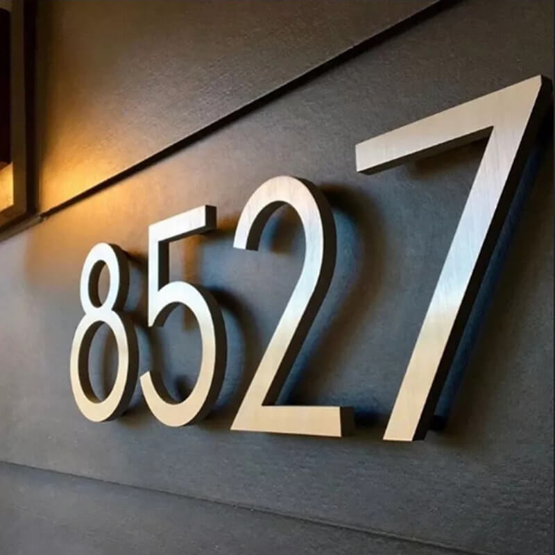 Address Numbers and Letters - BacklitLEDsign
