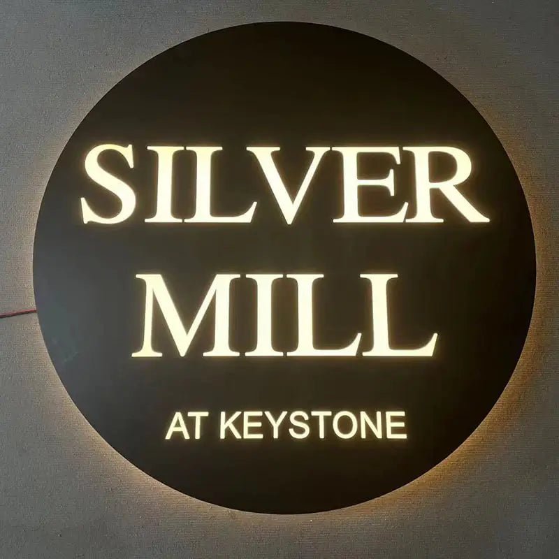 Laser Cut Logo Signs - BacklitLEDsign