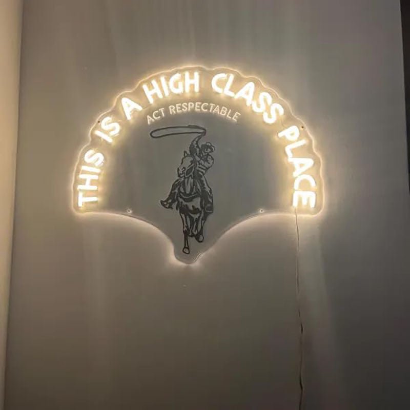 Custom Acrylic Neon Light Box Sign – Dimmable LED, Waterproof, Personalized Text/Logo for Home & Business - BacklitLEDsign