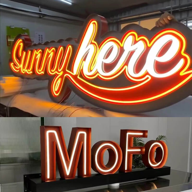 Custom Flex Neon Lettering Sign - Personalized LED Neon Art for Home ...