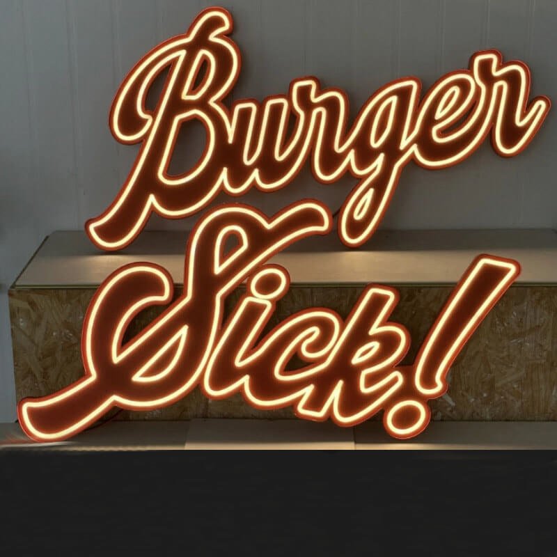 Custom Flex Neon Lettering Sign - Personalized LED Neon Art for Home ...