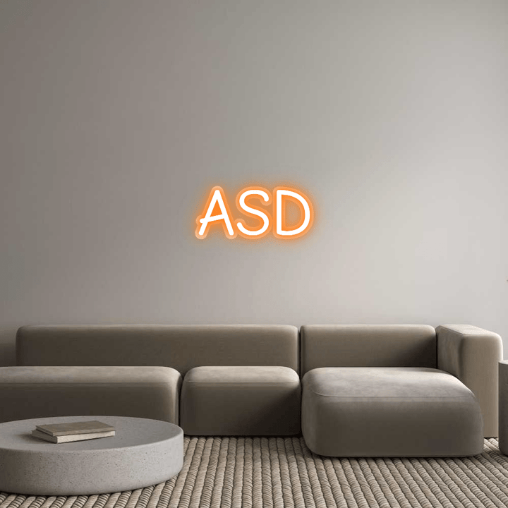 Custom Neon: ASD - BacklitLEDsign