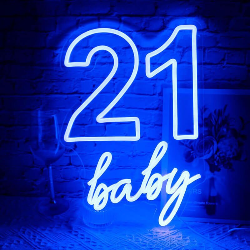 Custom Neon Light Numbers – RGB Color - Changing LED House Sign, Waterproof & Dimmable (Indoor/Outdoor) - BacklitLEDsign