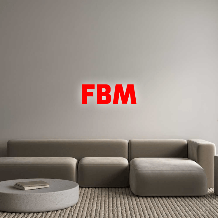 Custom Sign: FBM - BacklitLEDsign