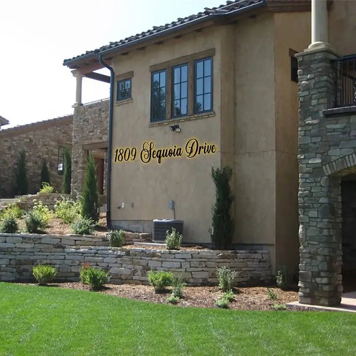 Extra Large Light - Up House Numbers - High Visibility LED Address Sign - BacklitLEDsign