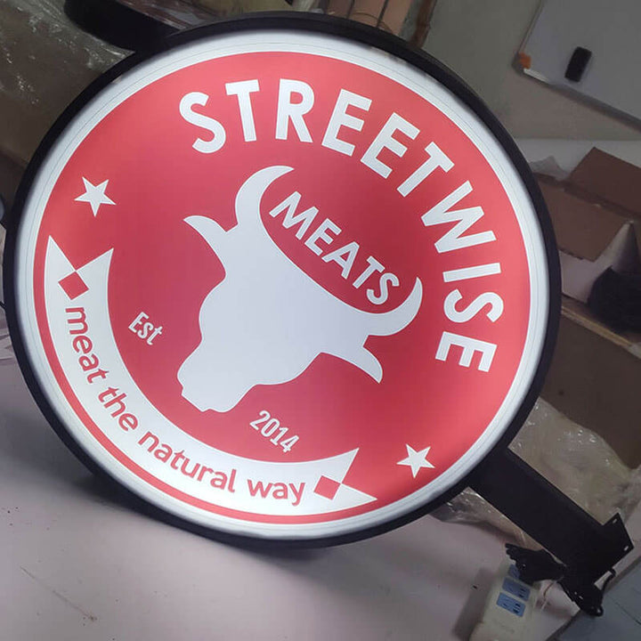 Freestanding Double - Sided LED Light Box Sign – Portable Advertising Display for Events & Exhibitions - BacklitLEDsign