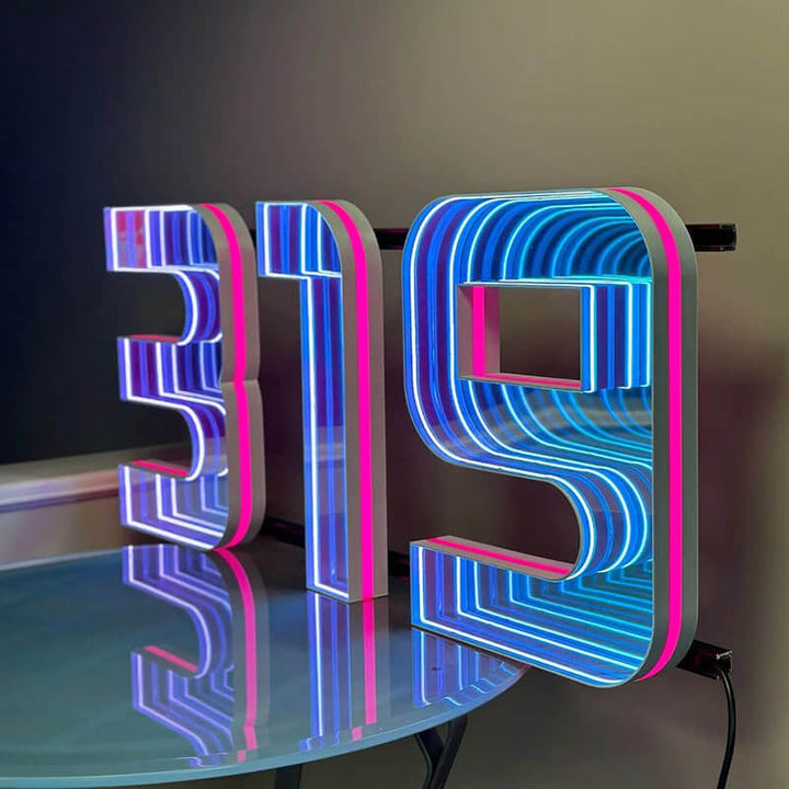 Infinity Mirror 3D LED Sign | Customizable Channel Letters & Neon Mirror Signs for Retail Shops or Events - BacklitLEDsign