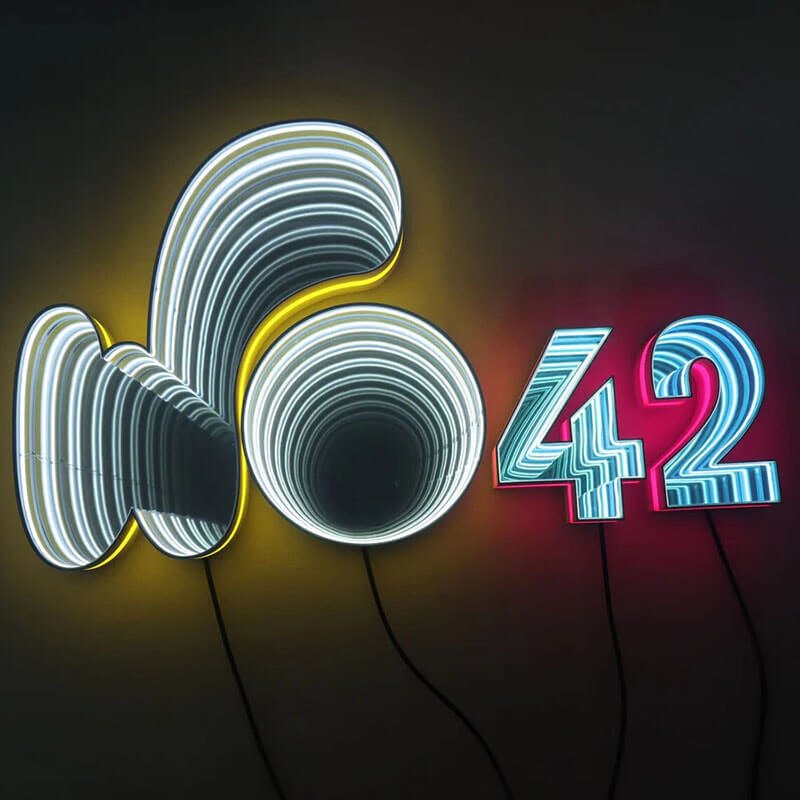 Infinity Mirror 3D LED Sign | Customizable Channel Letters & Neon Mirror Signs for Retail Shops or Events - BacklitLEDsign