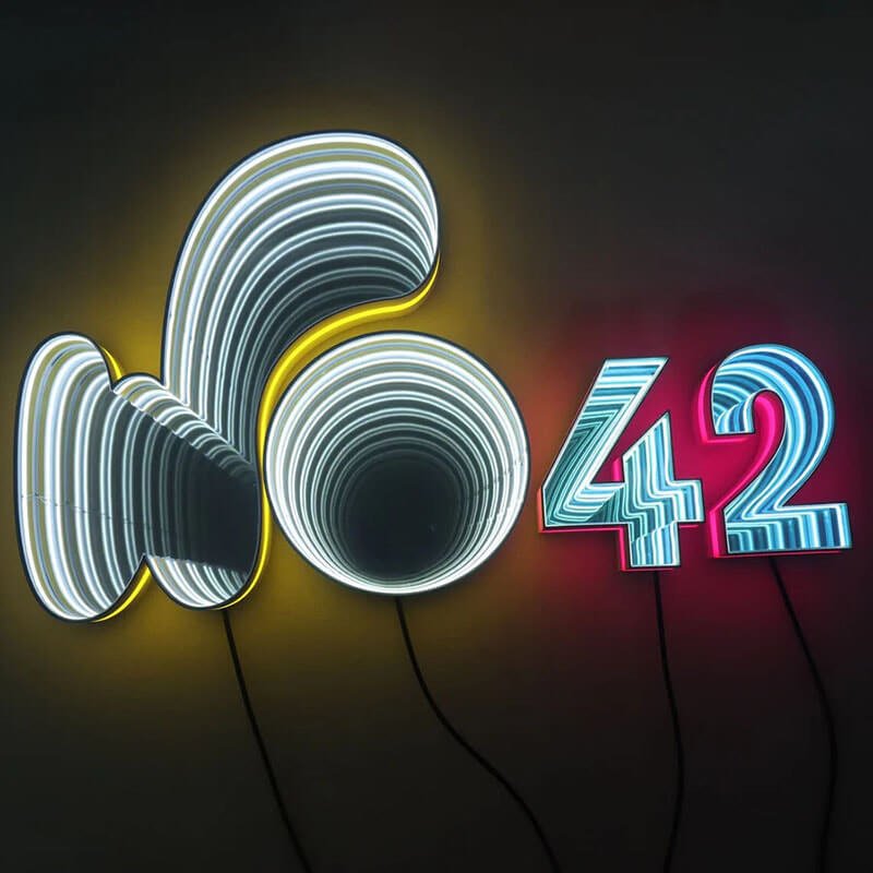 Sign Led Mirrow Infinity Mirror 3D LED Sign | Customizable Channel Letters & Neon ...