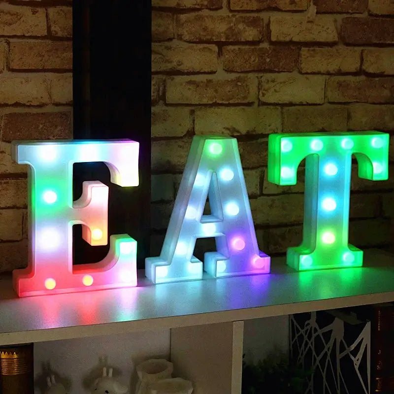 Large 4FT Industrial Marquee Letters with Exposed LED Bulbs – Rustic Metal Light - Up Signs for Indoor/Outdoor Events - BacklitLEDsign