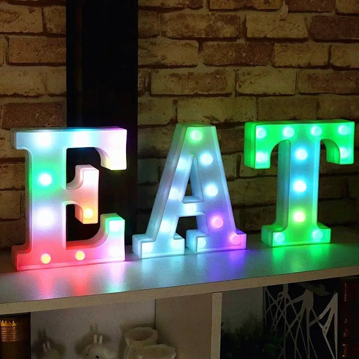 Large 4FT Industrial Marquee Letters with Exposed LED Bulbs – Rustic Metal Light - Up Signs for Indoor/Outdoor Events - BacklitLEDsign