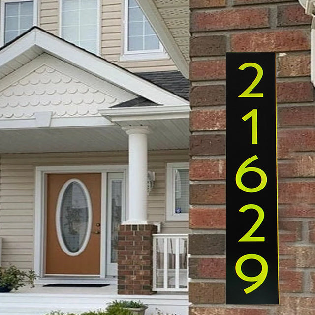 12 inch building address numbers address plaque lighted address signs