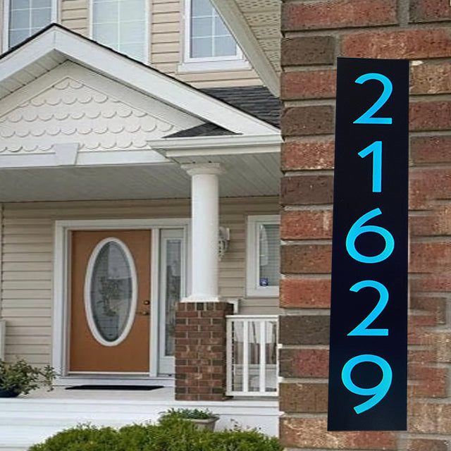 lawn address signs for homes illuminated address numbers