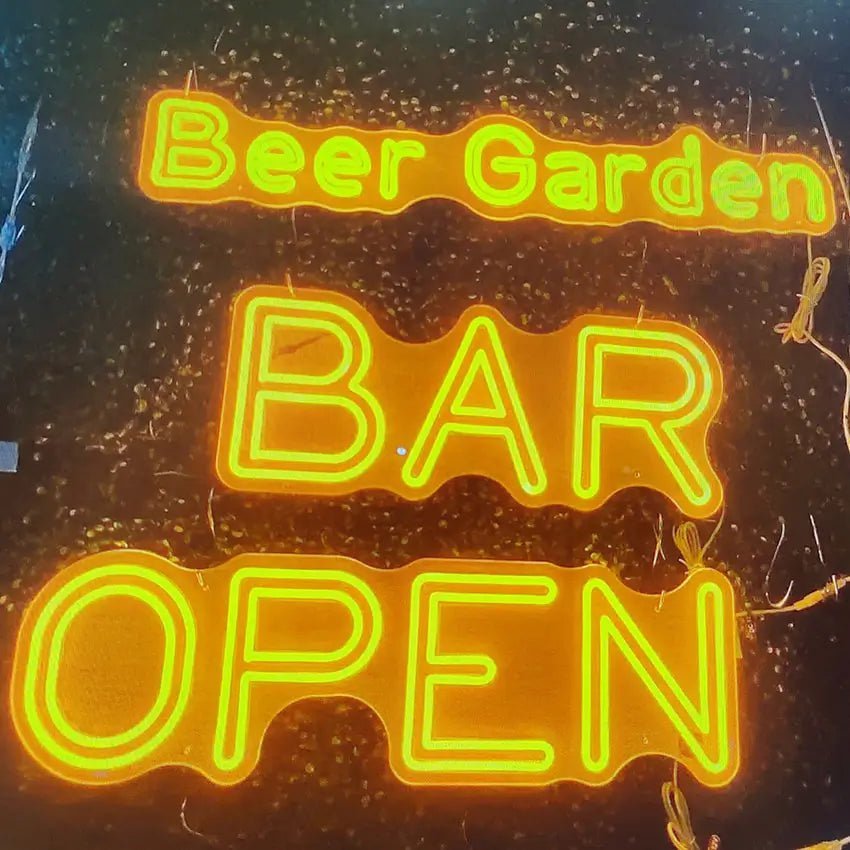 Personalized LED Neon Light Signs Company Celebration Beauty Bar Let's Party Open Decor Led Neon - BacklitLEDsign