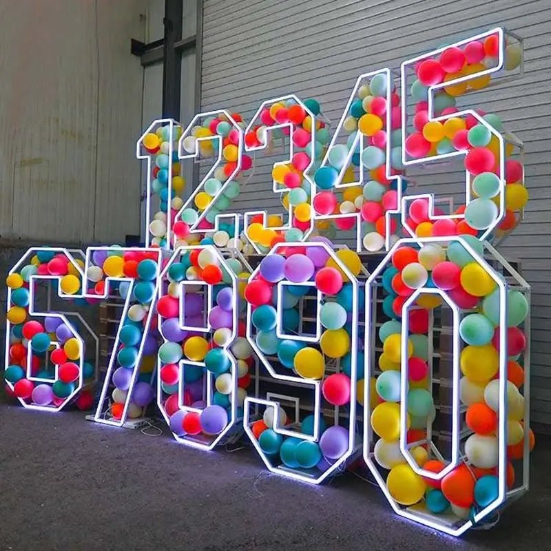 Personalized Marquee Letter Lights - Dimmable LED Neon Signs for Birthdays, Storefronts & Photo Booths | Free Design - BacklitLEDsign