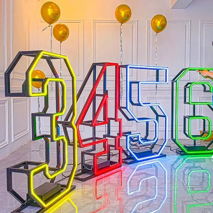 Personalized Marquee Letter Lights - Dimmable LED Neon Signs for Birthdays, Storefronts & Photo Booths | Free Design - BacklitLEDsign