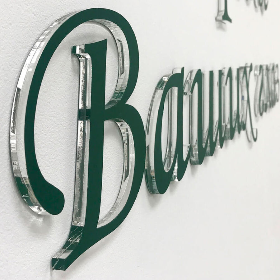 Dimensional Acrylic Letters | Illuminated Acrylic Letters for Wall ...