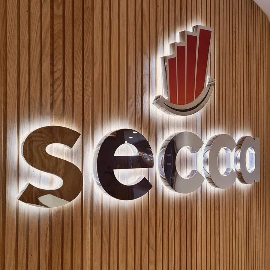 Office Lobby Signs - Light Box Sign - Metal Logo Sign – BacklitLEDsign
