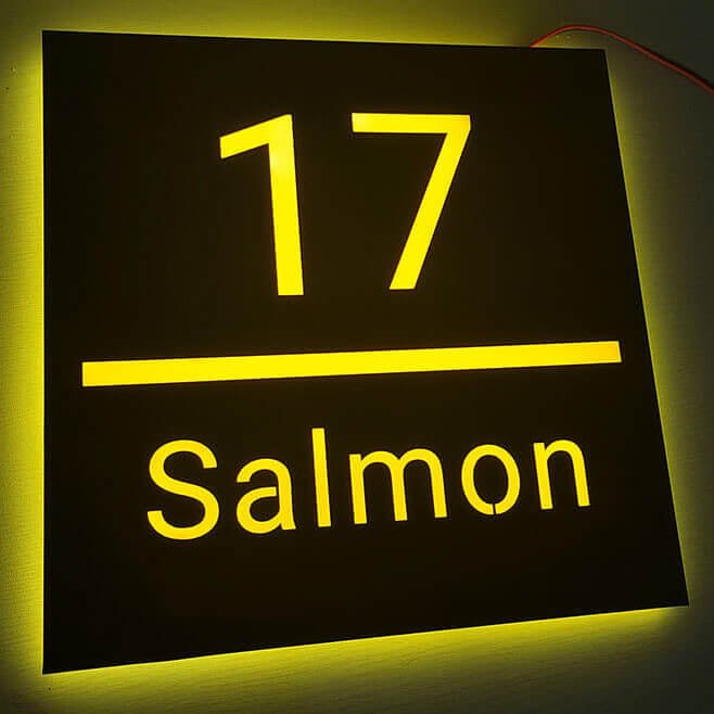 Illuminated Address Plaque | Light Up Address Signs | LED Address ...