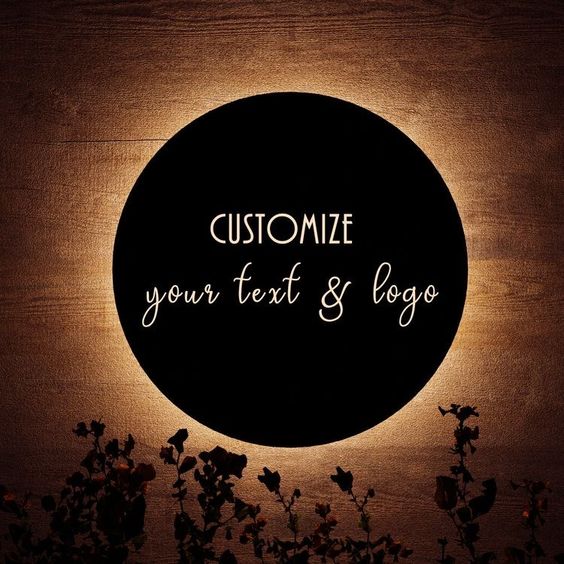 Light Box Logo Custom Personalised Light Box Sign | DIY Light Box Signs | LED Lightbox ...