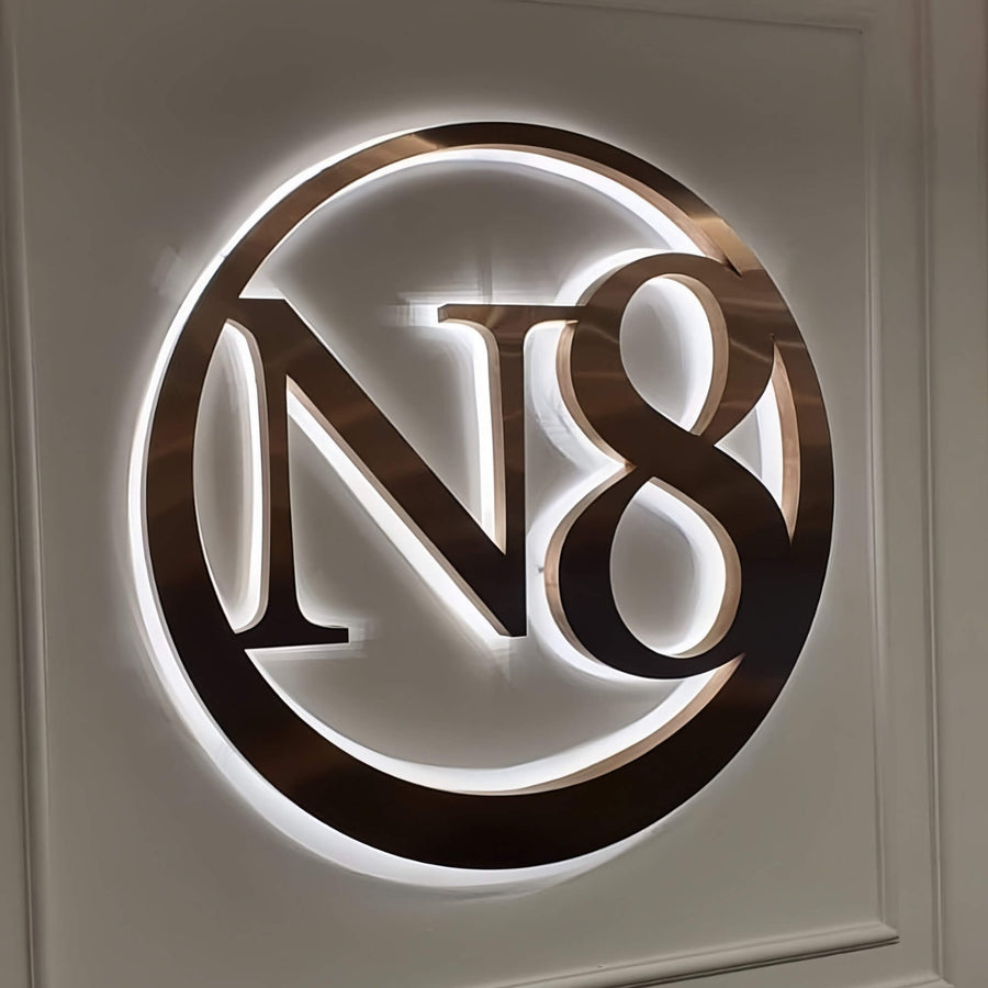 Company Logo Signs | Backlit Lobby Signs | LED Backlit Signs ...