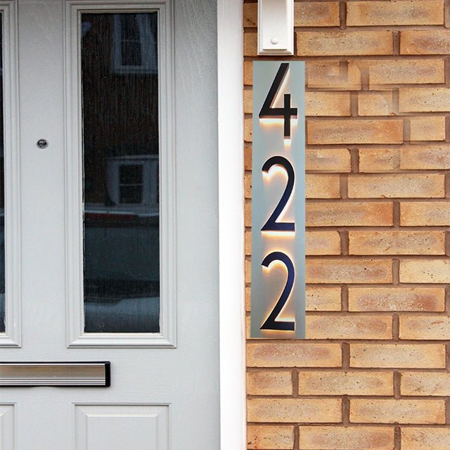 led house number signs-light up door number