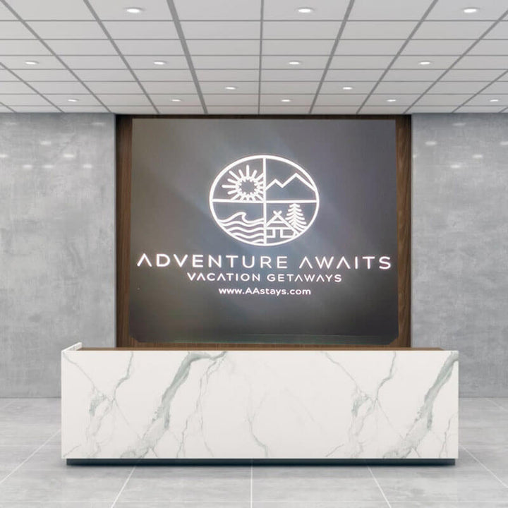 Light Up Box Signs | Hanging Lightbox Sign | 3D Lightbox Signage ...