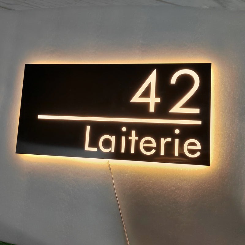 lighted address numbers address plaque metal address signs for mailbox
