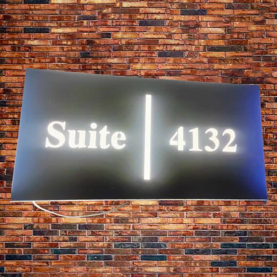 Led Address Plaque | Illuminated Address | Backlit Address Sign ...