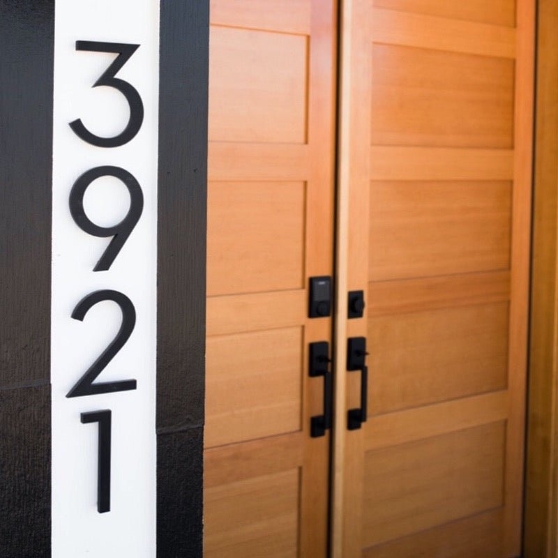 Stainless Steel House Numbers | Metal Address Signs – BacklitLEDsign