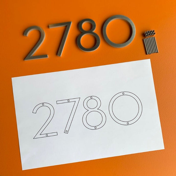 house numbers & signs street numbers and letters custom made metal address signs